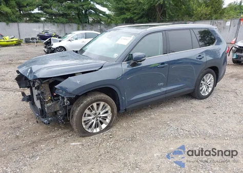 2024 Toyota Grand Highlander Platinum from USA, damaged, VIN 5TDAAAB52RS034239